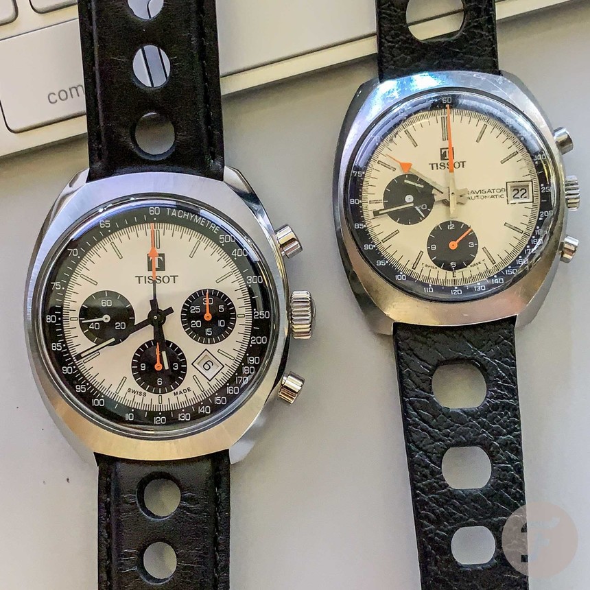 Tissot Navigator 1973 a Tissot Heritage 1973; foto: fratellowatches.com