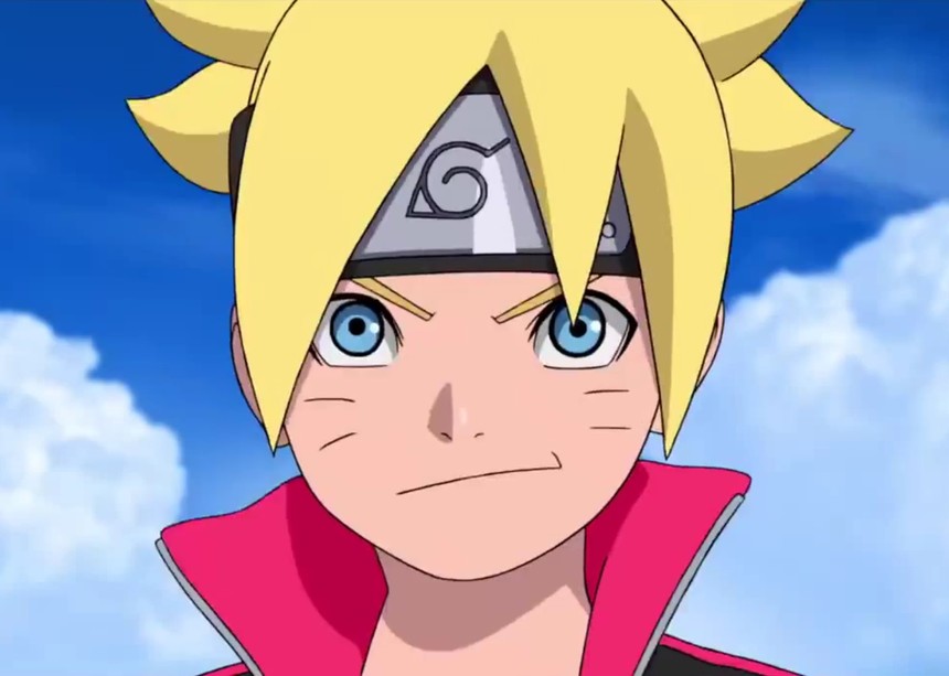 Po svém otci zdědil Boruto blond vlasy i tvrdohlavou povahu