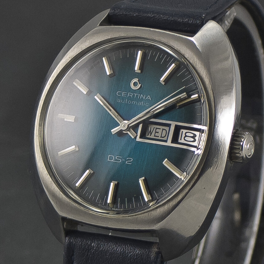 Certiny DS-2 z roku 1973. Foto: www.wristchronology.com/