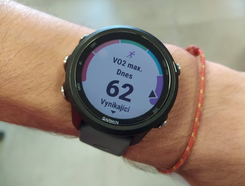 VO2Max našeho firemního sporťáka Matěje
