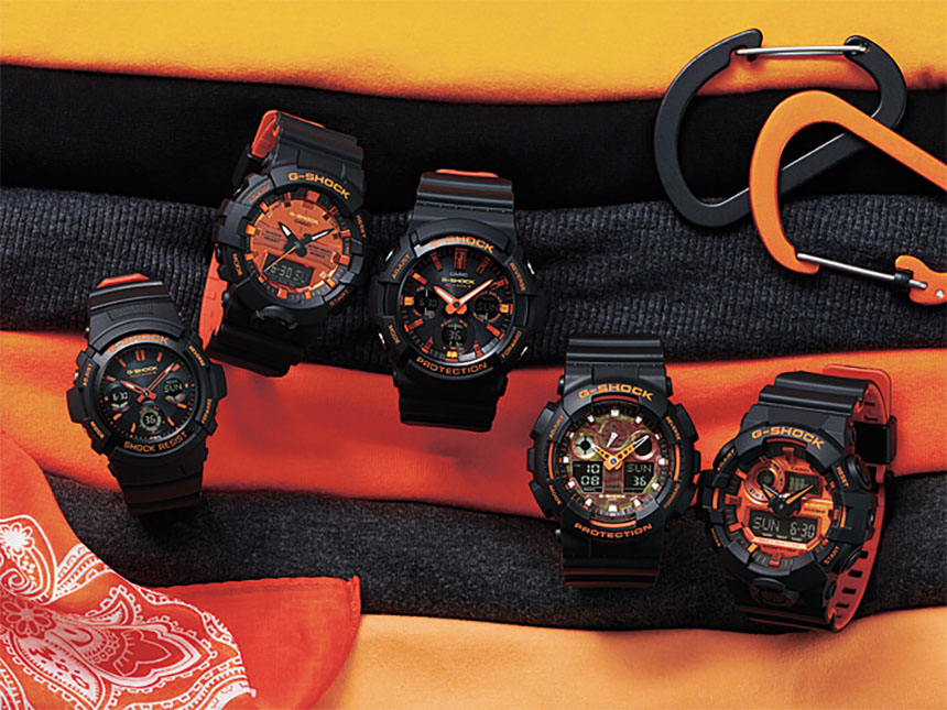 Bright Orange Analog-Digital Series