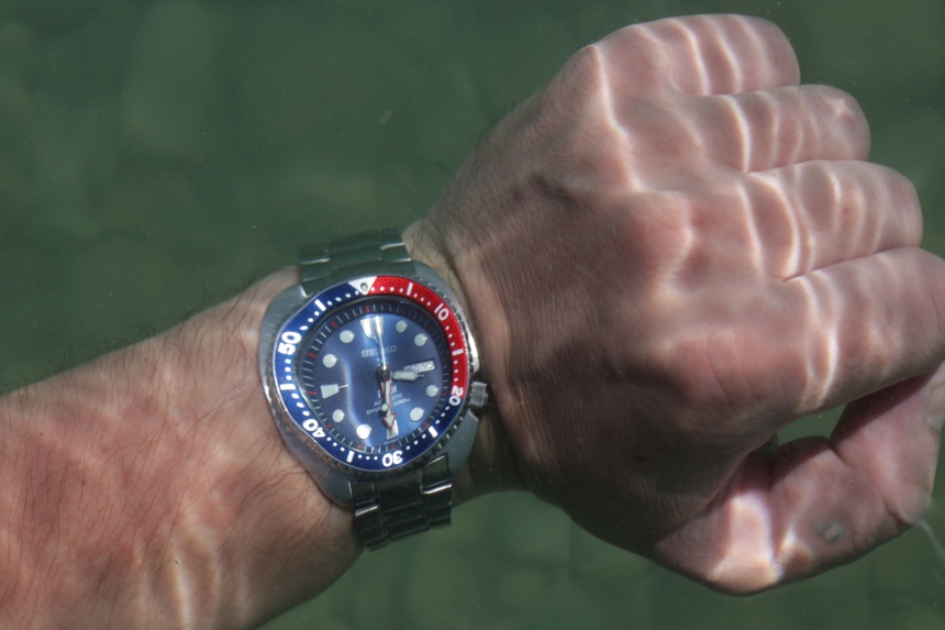 Seiko Prospex Sea SRPA21K1 PADI pod vodou