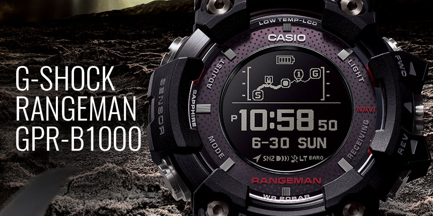 Casio G-Shock Rangeman GPR-B1000 GPS Navi