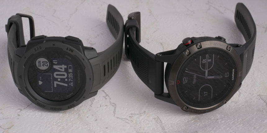Garmin Instinct vs Garmin Fenix 5