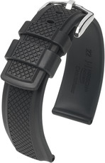 Kaučukový řemínek Hirsch Accent L 40478850-2, černý, přírodní kaučuk, délka L, Quick Release