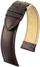 Kožený řemínek Hirsch Merino L 01206010-1, hnědý, ovčí kůže, délka L, Quick Release