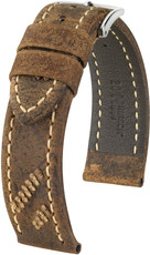 Kožený řemínek Hirsch Lynyrd L 04864073-2, žlutý, antilopí kůže, délka L, Quick Release