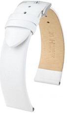 Kožený řemínek Hirsch Toronto L 03702000-2, bílý, teletina, délka L, Quick Release