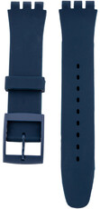 Silikonový řemínek Ricardo 19mm (pro Swatch), modrý V1