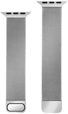 Ocelový náramek Ricardo (pro Apple Watch 38/40/41mm), stříbrný, milánský, magnetický