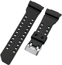 Plastový řemínek Ricardo 16mm (pro Casio G-Shock GA-100, GA-110, GD-120, GLS-100), černý V5