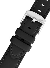 Kožený řemínek Morellato Capri 5761D82.019 L, černý, recyklovaný materiál