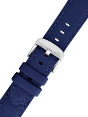 Kožený řemínek Morellato Capri 5761D82.062 L, modrý, recyklovaný materiál