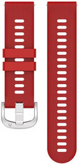 Silikonový řemínek Ricardo 18mm (pro Garmin Venu 2S, Vívoactive 4S, Forerunner 265S, Venu 3S aj.), červený, Quick Release