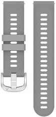 Silikonový řemínek Ricardo 18mm (pro Garmin Venu 2S, Vívoactive 4S, Forerunner 265S, Venu 3S aj.), šedý, Quick Release