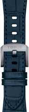 Kožený řemínek Tissot T852.047.701 (pro model Tissot PRX 40mm), modrý, Quick Release