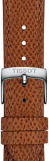 Kožený řemínek Tissot T852.049.063 18mm, hnědý, Quick Release