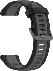 Silikonový řemínek Ricardo 22mm (Garmin Venu 3, Forerunner 265, Vívoactive 4 aj.), černý, Quick Release