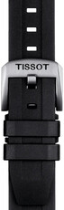 Silikonový řemínek Tissot T852.044.545 20mm, černý, Quick Release