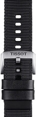 Textilní řemínek Tissot T852.046.769 22mm, černý, Quick Release