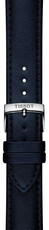 Kožený řemínek Tissot T852.050.303 20mm, modrý, vegan, Quick Release