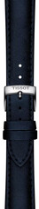 Kožený řemínek Tissot T852.050.305 18mm, modrý, vegan, Quick Release