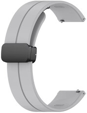 Silikonový řemínek Ricardo 22mm (pro Huawei Watch GT 4, 5), šedý V1, Quick Release
