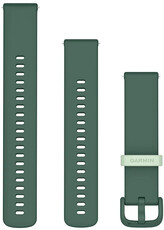Silikonový řemínek Garmin 20mm (pro Venu, Venu Sq, Venu 2 plus aj.), zelený V2, Quick Release, + prodloužená část
