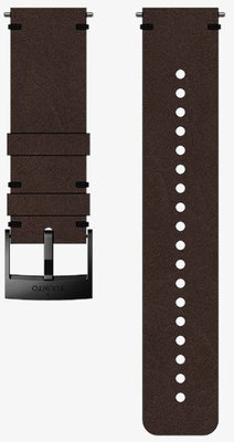 Kožený řemínek Suunto 24mm (pro Suunto Spartan Sport, Spartan Sport Wrist HR/Baro, Suunto 9), hnědý
