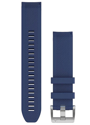 Silikonový řemínek Garmin 22mm (pro MARQ), modrý V1
