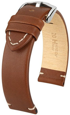 Kožený řemínek Hirsch Ranger L 05402070-2, hnědý, teletina, délka L, Quick Release