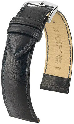 Kožený řemínek Hirsch Merino L 01206010-2, hnědý, ovčí kůže, délka L, Quick Release