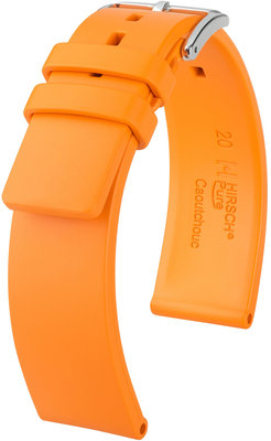 Kaučukový řemínek Hirsch Pure L 40538876-2, oranžový, přírodní kaučuk, délka L, Quick Release