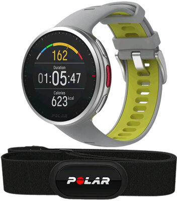 Polar Vantage V2 HR Gray, velikost S-L (+ hrudní pás H10+)