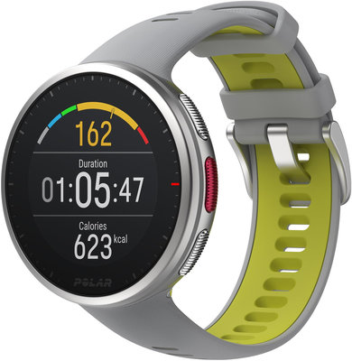 Polar Vantage V2 Silver & Grey/Lime, velikost M/L