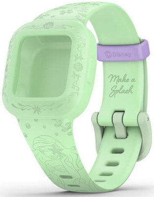 Plastový řemínek Garmin (pro Vívofit junior 3), zelený, Disney, Little Mermaid