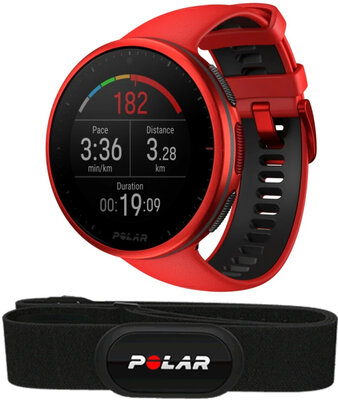 Polar Vantage V2 HR Red, velikost M/L (+ hrudní pás H10+)