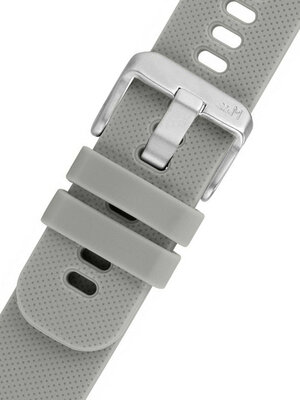 Silikonový řemínek Morellato Byte M 5654187.093, šedý, Quick Release
