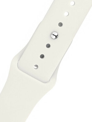 Silikonový řemínek Morellato System M 5653187.017, bílý, Quick Release