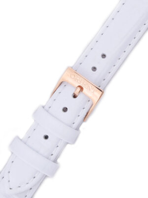 Kožený řemínek Orient UDDNNRW 16mm (pro model FNR1Q), bílý