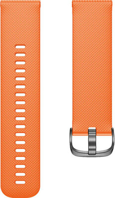 Silikonový řemínek Ricardo 22mm (pro Garmin Venu, Forerunner 255, Vívoactive 4 aj.), oranžový V1, Quick Release