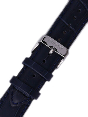 Kožený řemínek Orient UL016013J0 22mm (pro model RA-AG00), modrý