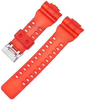 Plastový řemínek Ricardo 16mm (pro Casio G-Shock GA-100, GA-110, GD-120, GLS-100), červený