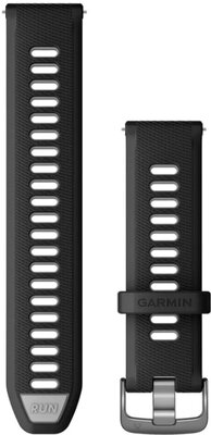 Silikonový řemínek Garmin 22mm (pro Venu 3, Forerunner 265, Vívoactive 4 aj.), černý, Quick Release