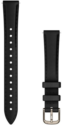 Kožený řemínek Garmin 14mm (pro Lily 2), černý