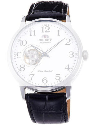 Kožený řemínek Orient UL007011J0 22mm (pro model RA-AG00), černý