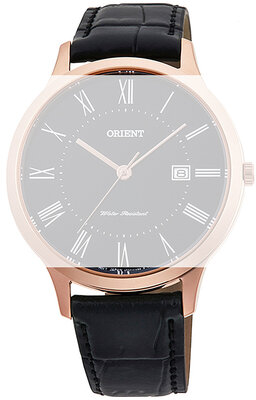 Kožený řemínek Orient UL00E011P0 18mm (pro model RF-QD00), černý
