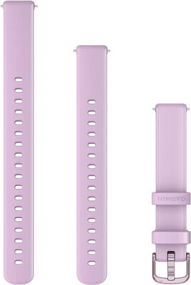 Silikonový řemínek Garmin 14mm (pro Lily 2), fialový, + prodloužená část, Quick Release