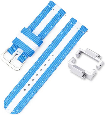 Textilní řemínek Ricardo 16mm (pro Casio G-Shock GA-2100/GA-2110, DW-5600, GW-6900), modrý, NATO, + adaptér