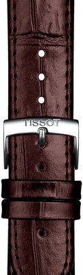 Kožený řemínek Tissot T852.043.013 20mm, hnědý, Quick Release